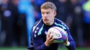 <p>Winger Darcy Graham was sent off as Scotland lost 29-14 in Fiji. Pic: Jane Barlow/PA</p>