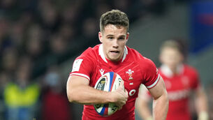 <p>Kieran Hardy scored two tries for Wales. Pic: Adam Davy/PA</p>