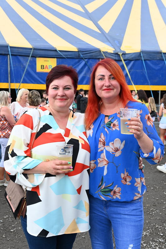  Sisters Vaida and Daiva Griciute from Galway at the gig. Picture: Larry Cummins.
