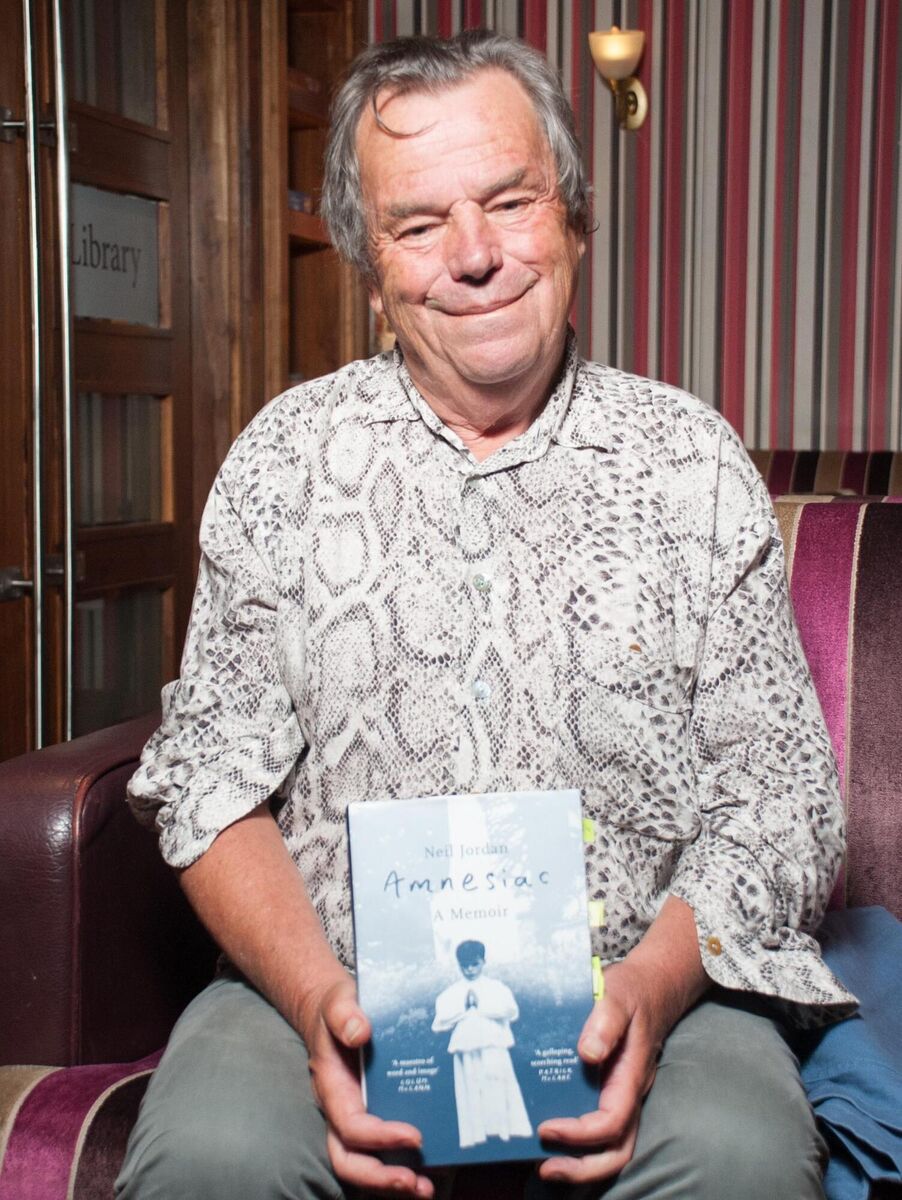  Neil Jordan with his memoir Amnesiac in Bantry at the West Cork Literary Festival. Picture: Karlis Dzjamko