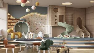<p>Interior designer Ken Fulk’s Surrealist Ball fabric for Pierre Frey; €218.37 (ex Vat) per metre, Pierrefrey.com. </p>