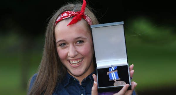 Roisin Halligan receiver of bronze medal for bravery the ceremony in Farmleigh House on Friday where Ceann Comhairle, Sean Barrett, present 42 awards in recognition of outstanding acts of bravery today in Farmleigh House, Phoenix Park Roisin Halligan receiver of bronze medal for bravery the ceremony in Farmleigh House on Friday where Ceann Comhairle, Sean Barrett, present 42 awards in recognition of outstanding acts of bravery today in Farmleigh House, Phoenix Park