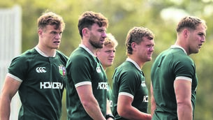 <p>TUNE UP: A British &amp; Irish Lions training session takes place - inclusive of Josh van der Flier, Hugo Keenan, Jac Morgan, Darcy Graham and Duhan van der Merwe - at the Anglican Church Grammar School, Brisbane, Australia. Pic: Billy Stickland/Inpho</p>