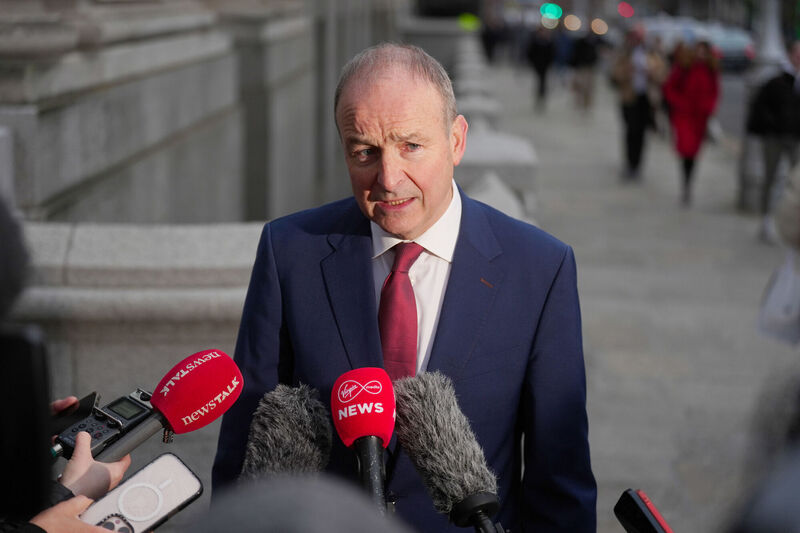 Taoiseach Micheál Martin has not expressed interest in entering the race for the Áras. Picture: Brian Lawless/PA