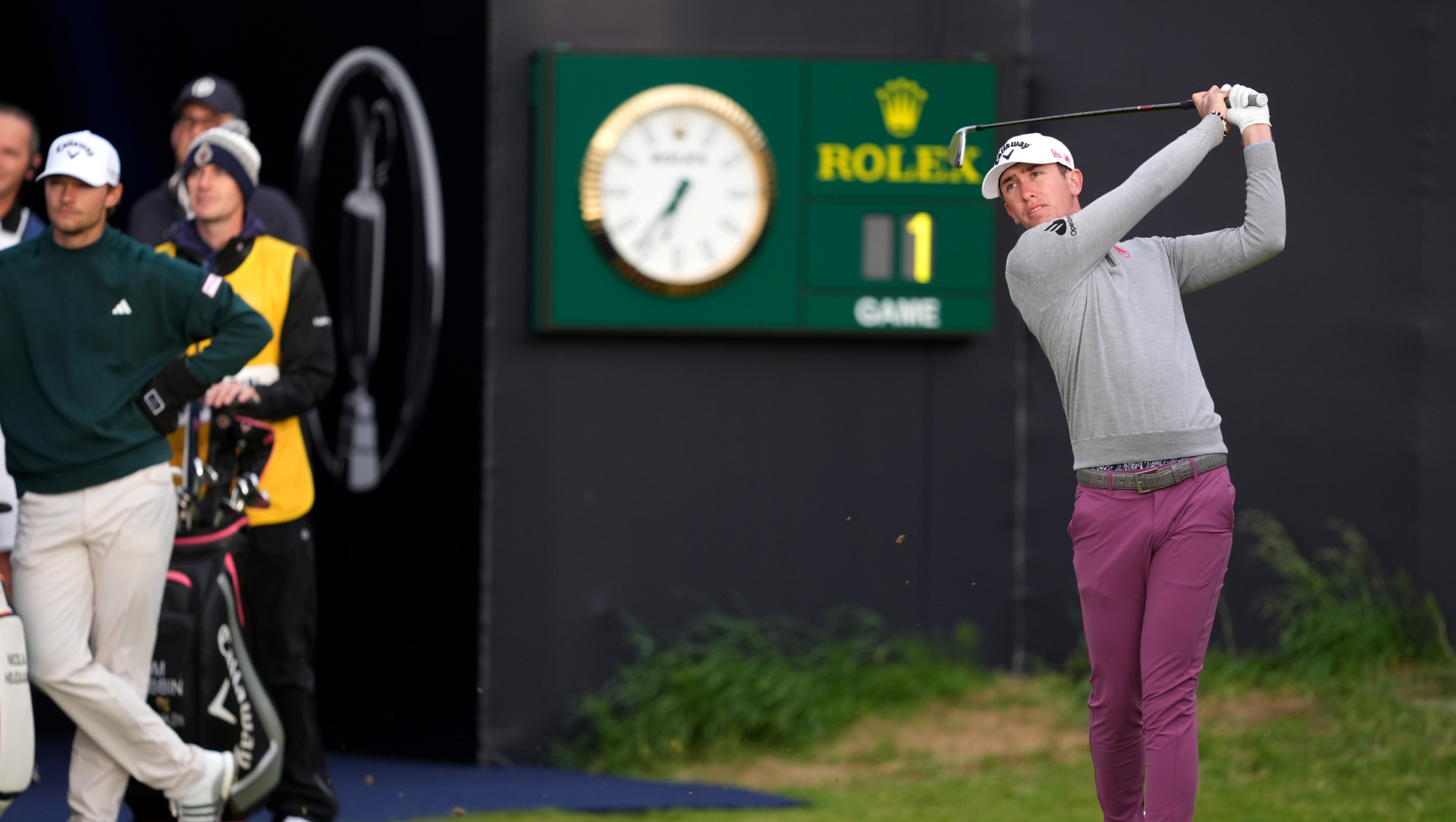 Tom McKibbin and Nicolai Hojgaard take early lead at the Open