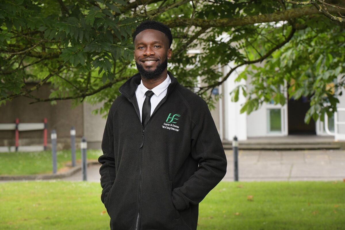  Samuel Awe, Capital &amp; Estates Regional Sustainability Officer for HSE. Photograph Moya Nolan
