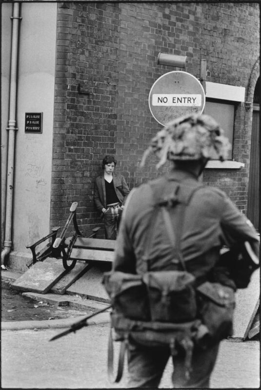Bogside No Entry. Pic: Gilles Caron