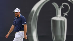 <p>A RUB OF THE GREEN: It was a mentally draining opening day at The Open with the weather playing its part making it a tricky opening round but some luck did fall the way of Shane Lowry. Pic: ©INPHO/Ben Brady</p>