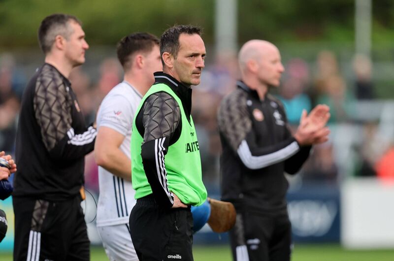 ALL WHITE: Kildare manager Brian Dowling says he has things to discuss with the county board before committing for the exciting 2026 season. Pic: INPHO/Bryan Keane ALL WHITE: Kildare manager Brian Dowling says he has things to discuss with the county board before committing for the exciting 2026 season. Pic: INPHO/Bryan Keane