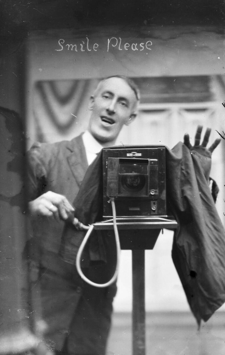 James Horgan at work. Photo: Horgan Family Collection