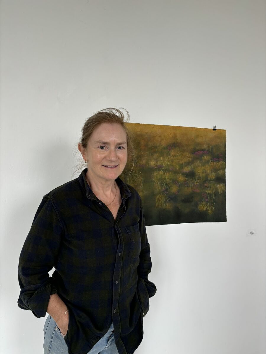 Sarah Walker at her Castletownbere gallery