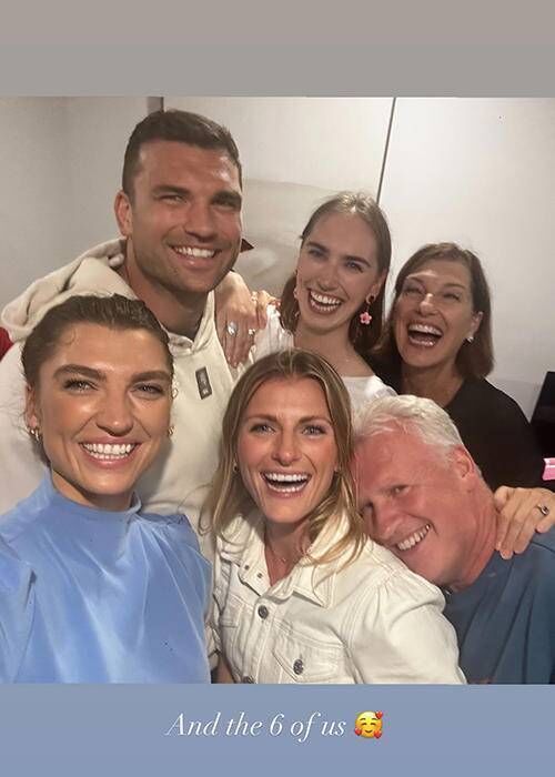 FAMILY AFFAIR: Tadhg Beirne is reunited with his sister and family down under. Pic: Alannah Beirne/Instagram