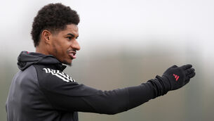<p>Marcus Rashford appears to be closing in on a move to Barcelona. Pic: Martin Rickett/PA</p>