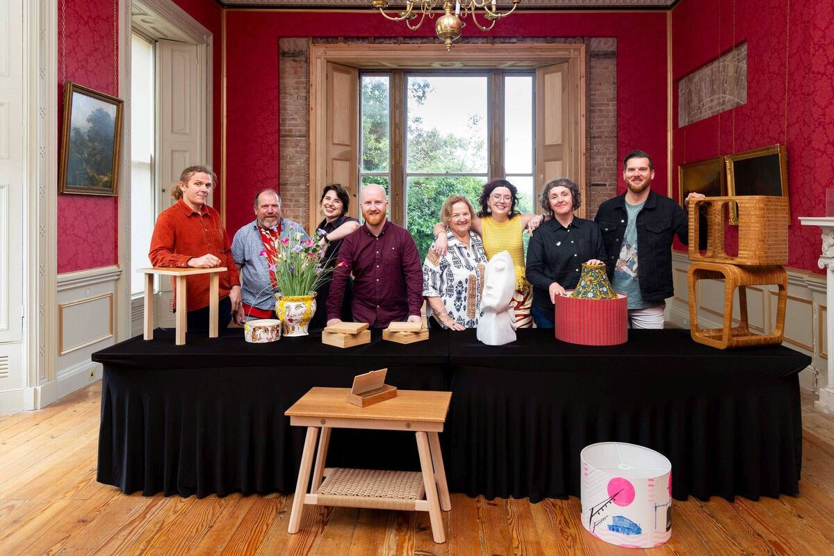 Organisers and crafters at Fota House launching Cork Craft Month 2025.