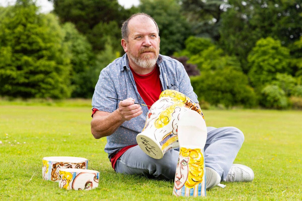 Charlie Mahon, ceramicist.