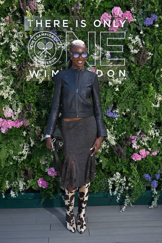 Leomie Anderson in the AELTC's Parkside Suite in No.1 Court at The Championships 2025. Held at All England Lawn Tennis and Croquet Club, Wimbledon. Photo by Stuart C. Wilson/Getty Images for AELTC Leomie Anderson in the AELTC's Parkside Suite in No.1 Court at The Championships 2025. Held at All England Lawn Tennis and Croquet Club, Wimbledon. Photo by Stuart C. Wilson/Getty Images for AELTC