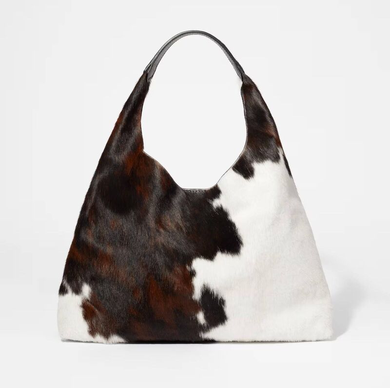 Cow-hair leather tote, & Other Stories, €179 Cow-hair leather tote, & Other Stories, €179