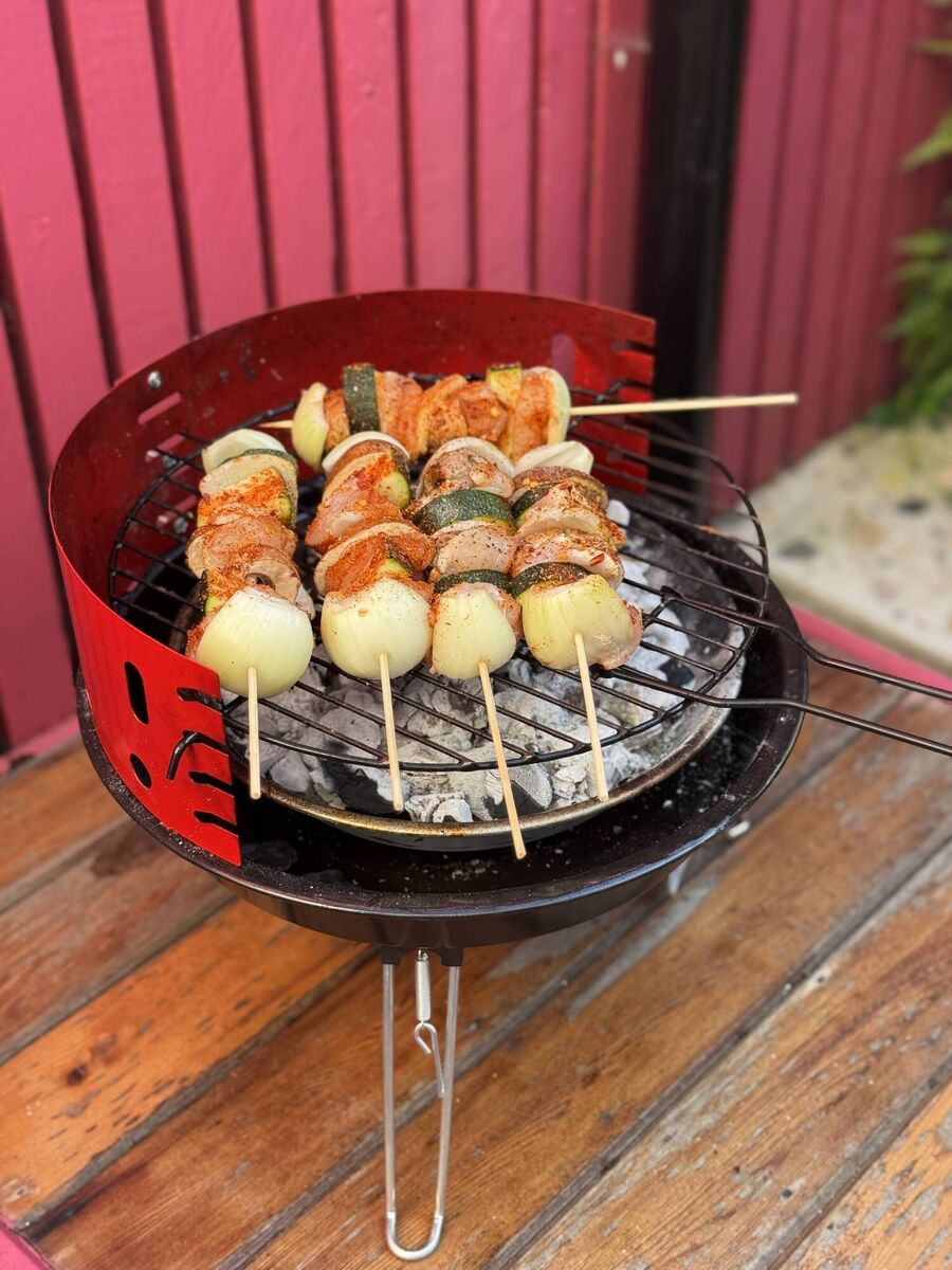 Jennifer Sheahan's previous tabletop barbecue from Aldi. Jennifer Sheahan's previous tabletop barbecue from Aldi.