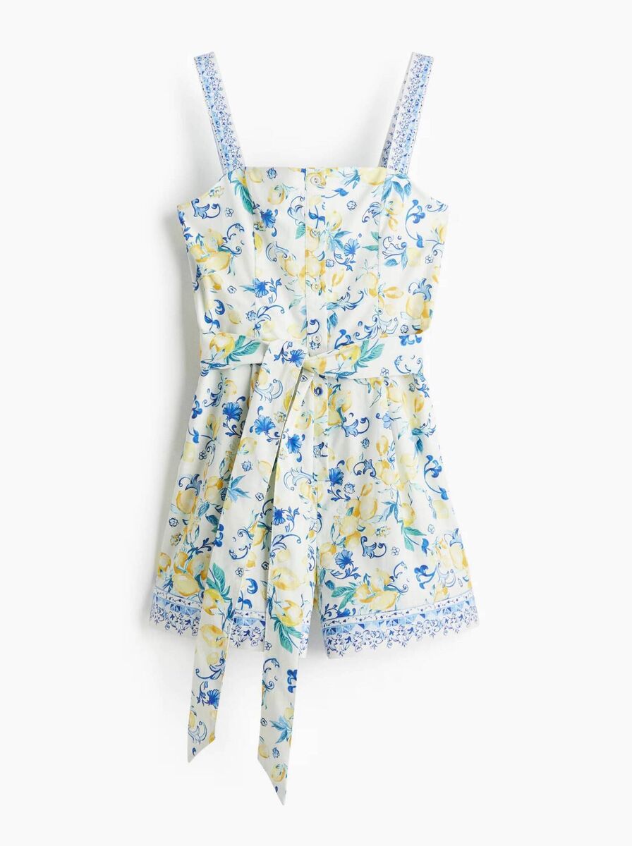 Lemon Print Playsuit, €25.50, H&amp;M