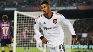 Marcus Rashford has joined Barcelona on loan (Isabel Infantes/PA)
