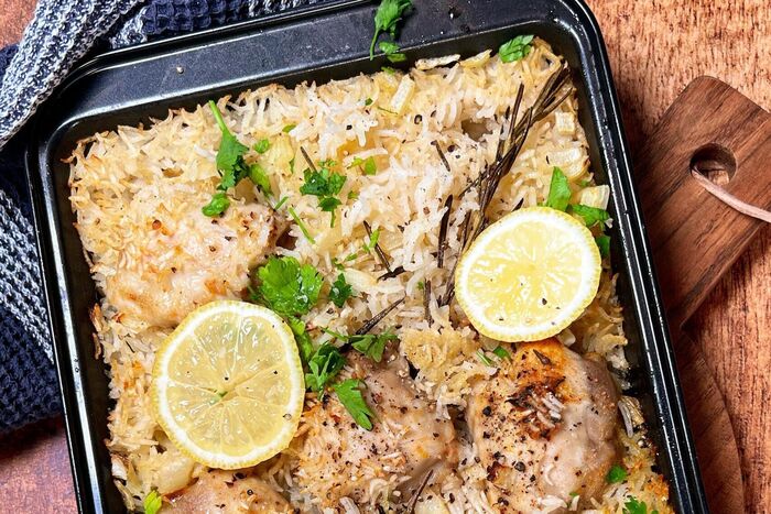 Honey & Mustard One-Pan Rice