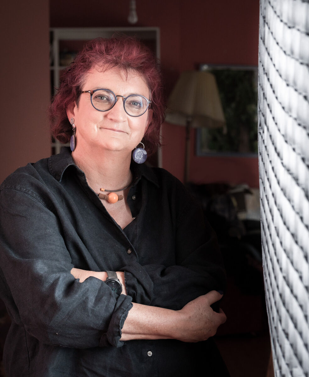 Artist Úna Keating at her studio in Crookstown, Co. Cork. Picture: David Creedon