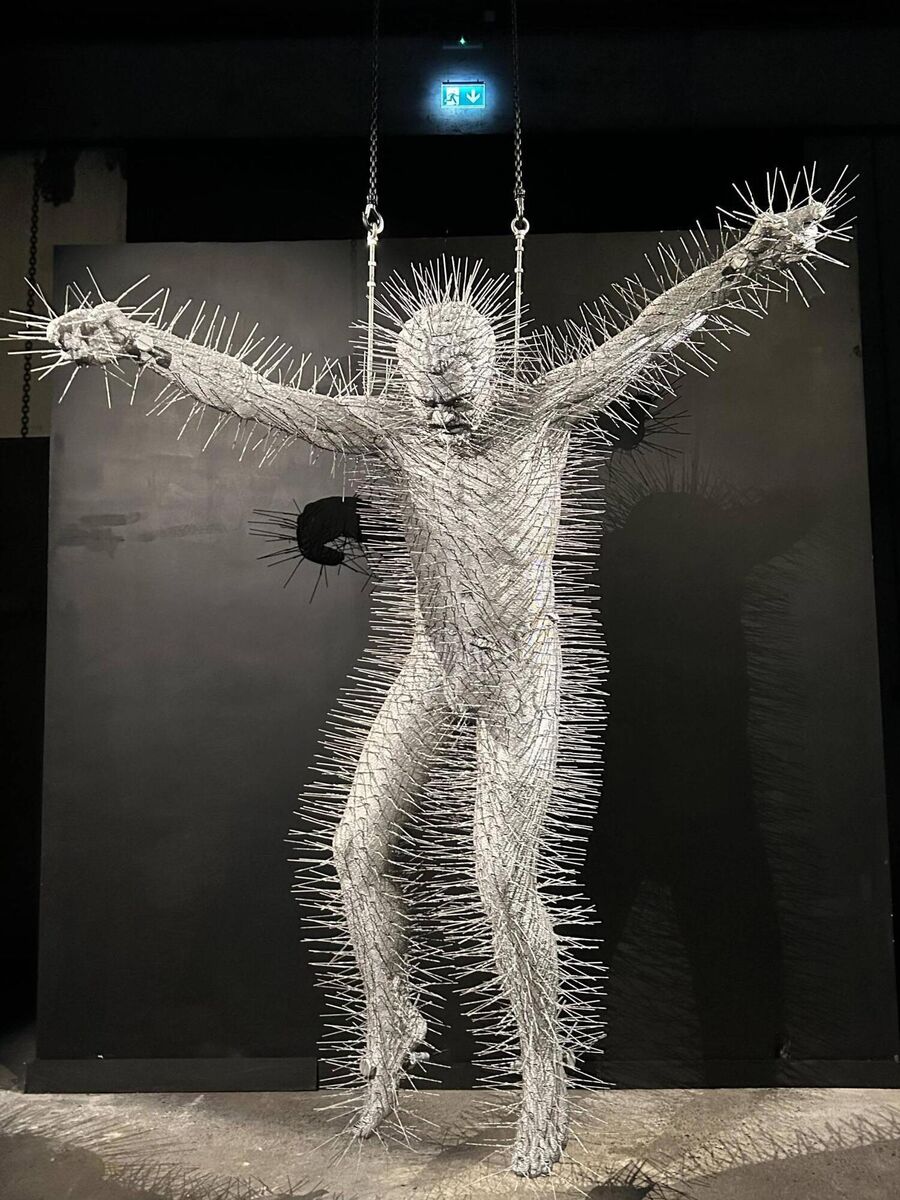 One of David Mach's pieces at Galway International Arts Festival. 