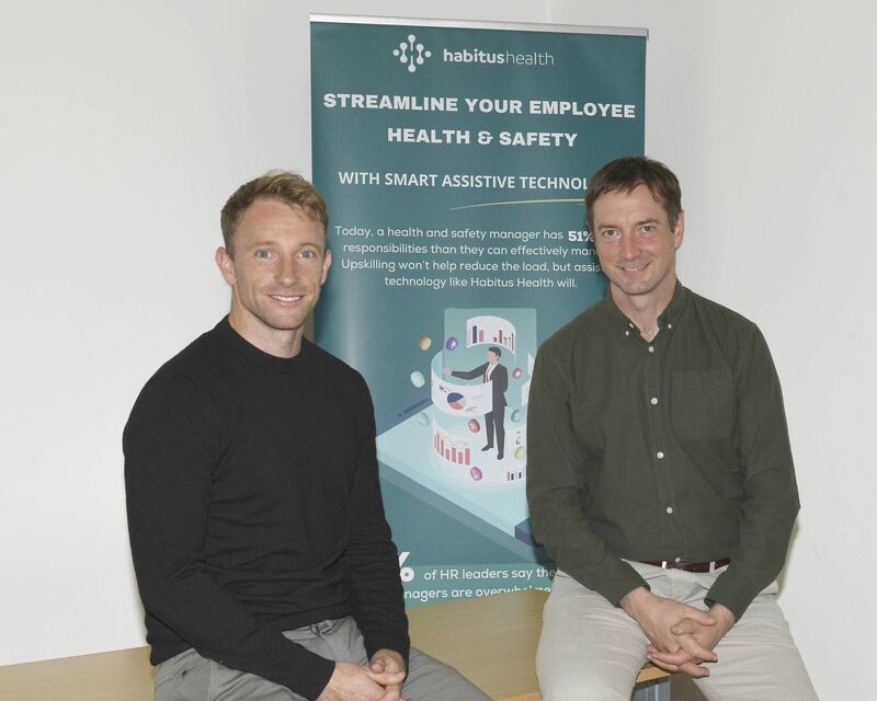 Kevin Tattan, Habitus, head of product, and chief executive Ed Harnett.