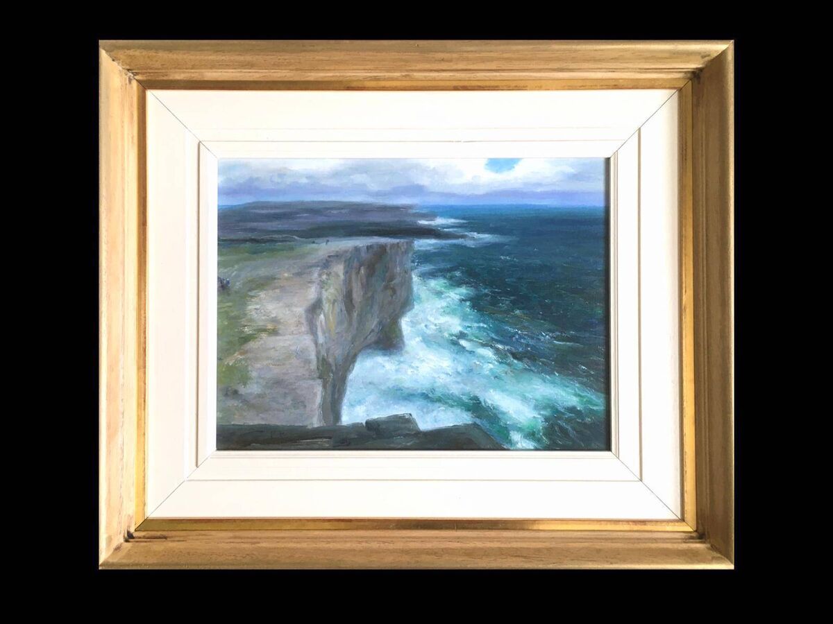 'Dun Aonghasa Cliffs and Shoreline' by Paul Kelly at Mallow Arts Festival.