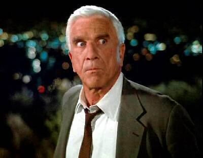 Leslie Nielsen played the accident-prone detective Frank Drebin in the original Naked Gun comedies