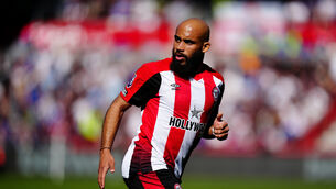 <p>Bryan Mbeumo scored 20 Premier League goals for Brentford last season. Pic: John Walton/PA</p>