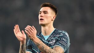 <p>RB Leipzig’s Benjamin Sesko is on Manchester United’s radar (PA)</p>