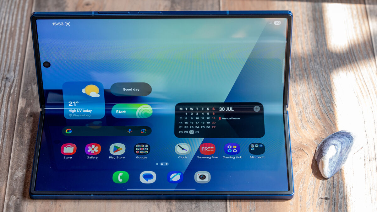 Samsung Galaxy Z Fold 7. Picture: Noel Campion. Samsung Galaxy Z Fold 7. Picture: Noel Campion.