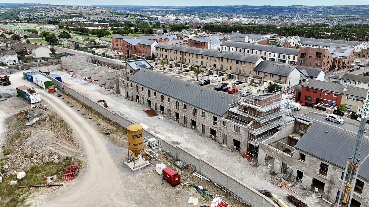  Phase 2c of the North West Quarter Regeneration on Kilmore Rd in Knocknaheeny, Cork showing demolition work of 24 partially completed homes. Picture: Larry Cummins
