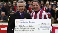 Jim Bolger and Davy Russell have raised €400,000 for cancer research