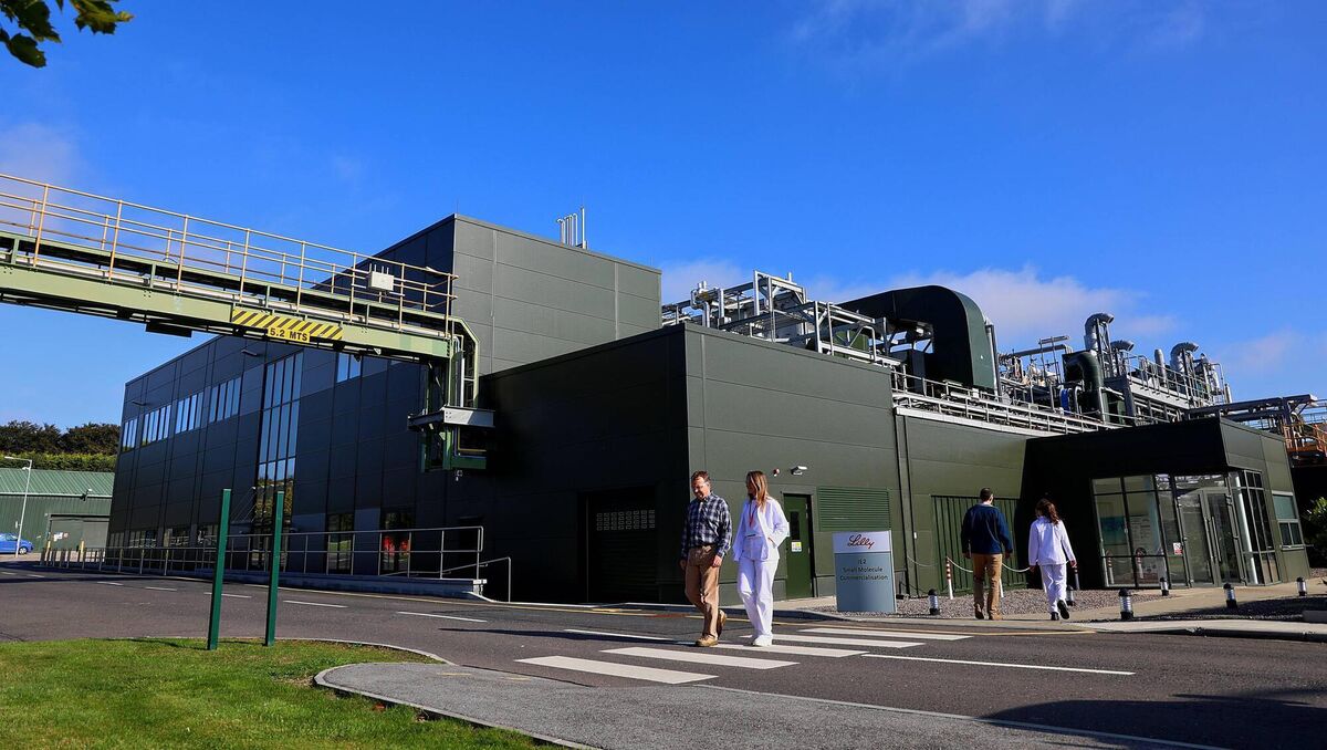 One of the Eli Lilly production buildings at its state-of-the-art facility in Dunderrow, Kinsale, Co Cork.