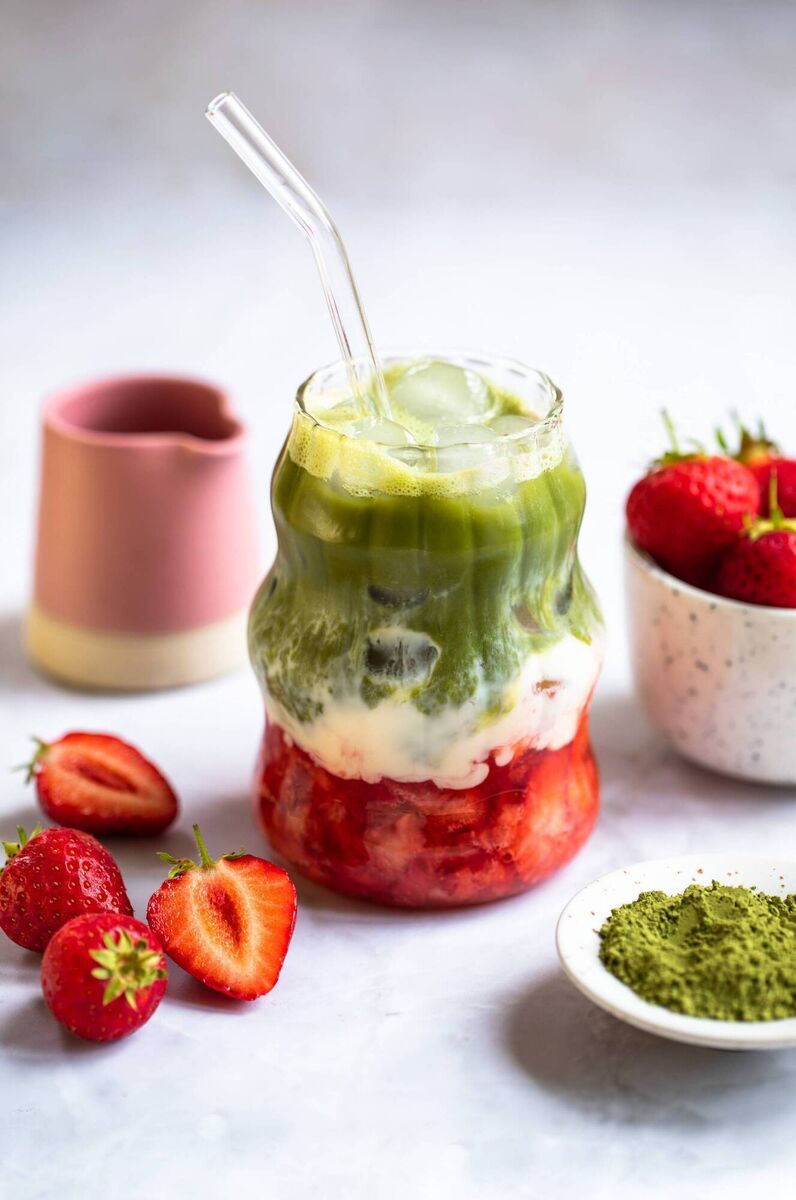 Solaris strawberry matcha