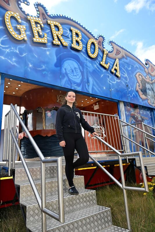 14-year-old Isabella Gerbola who is one of Ireland's youngest circus acrobats. Picture: Dan Linehan 14-year-old Isabella Gerbola who is one of Ireland's youngest circus acrobats. Picture: Dan Linehan