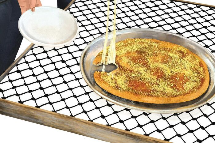 Café Izz' Nabulsi Knafeh