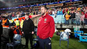 <p>FRONTRUNNER: British and Irish Lions Head Coach Andy Farrell reacts after winning the series. Pic: David Davies/PA Wire.</p>