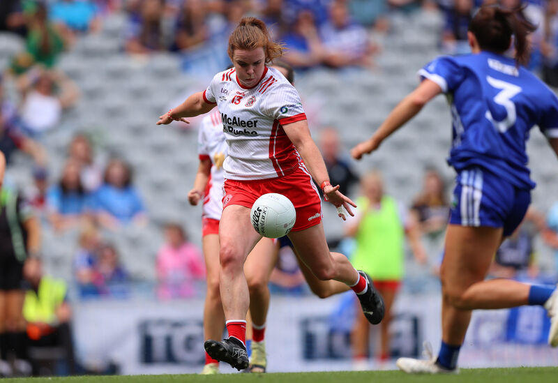 Niamh O'Neill's seven points proved crucial for Tyrone. Picture: Leah Scholes/Inpho Niamh O'Neill's seven points proved crucial for Tyrone. Picture: Leah Scholes/Inpho