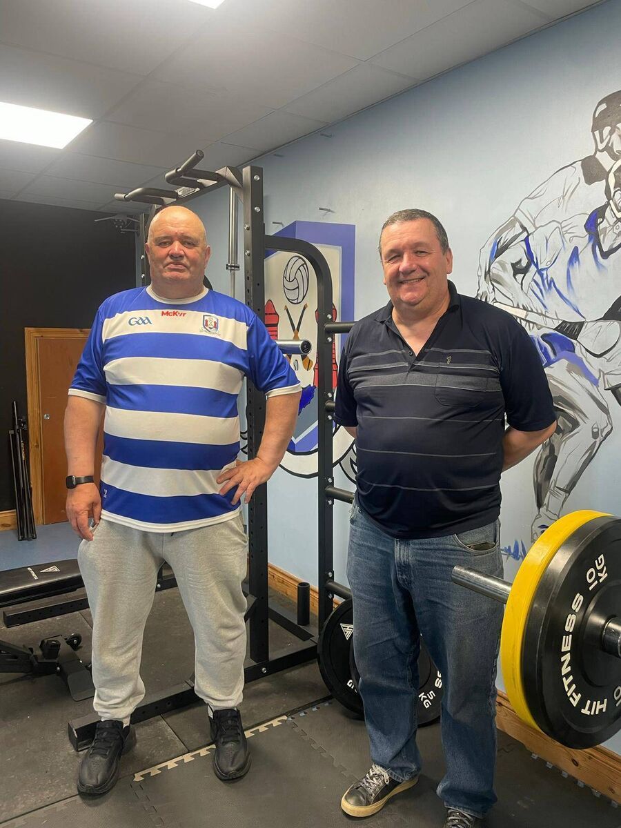 Ballyphehane GAA's Paul McCarthy and Timmy Walsh in the club gym. Ballyphehane GAA's Paul McCarthy and Timmy Walsh in the club gym.