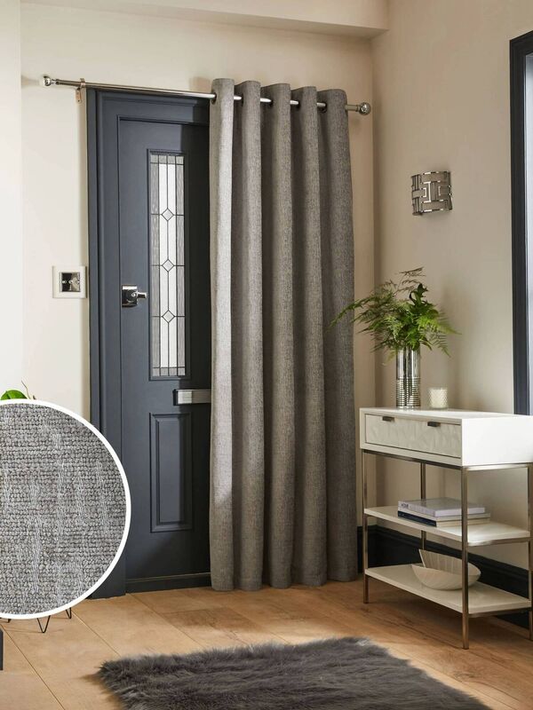 Natural Cosy Texture door curtain, from âŹ76, Next. Natural Cosy Texture door curtain, from âŹ76, Next.