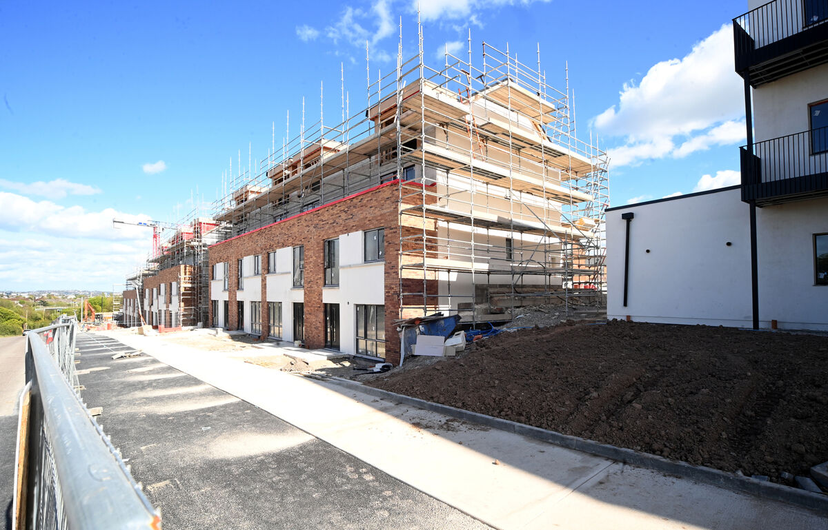 Construction work at Waterfall Heights, by Bridgewater, at Waterfall Road, Bishopstown, Cork. Ireland now has the second highest proportionate housing expenditure in the EU.  Picture Larry Cummins