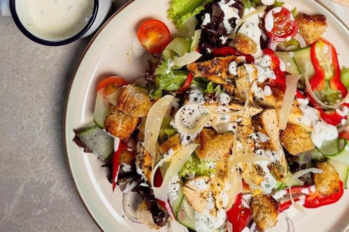 Chicken Salad with Croutons & Ranch Dressing