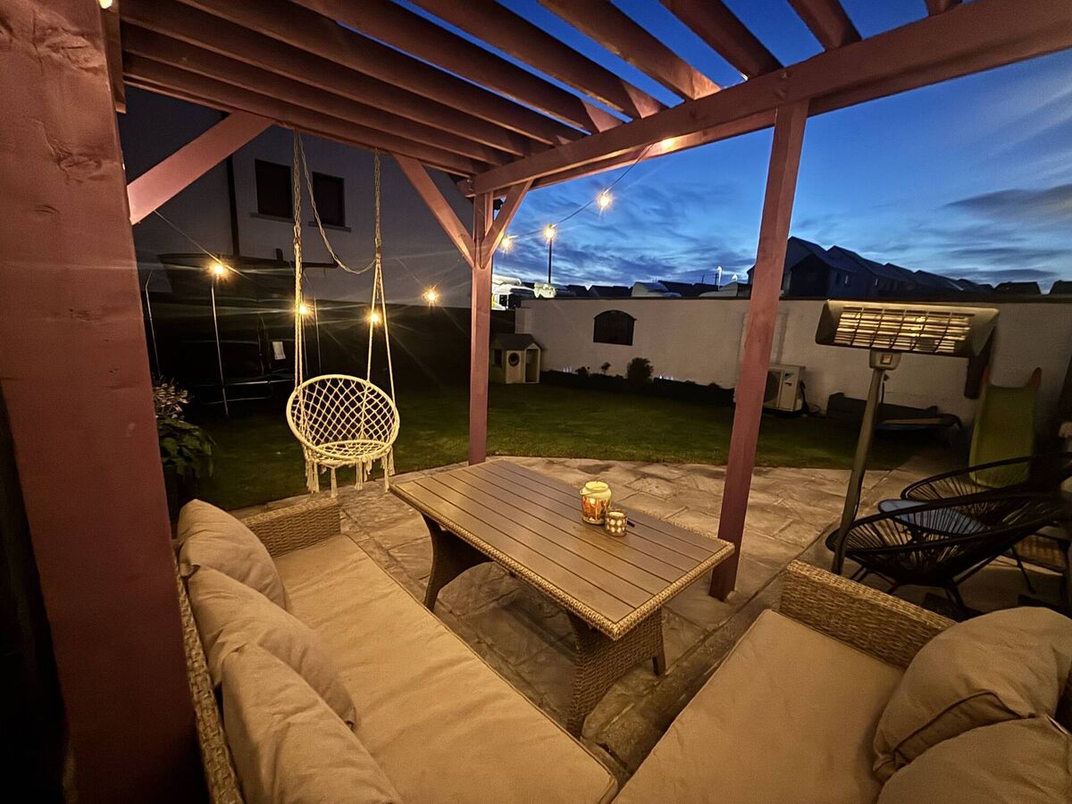 Garden by night at No 21 Garden by night at No 21