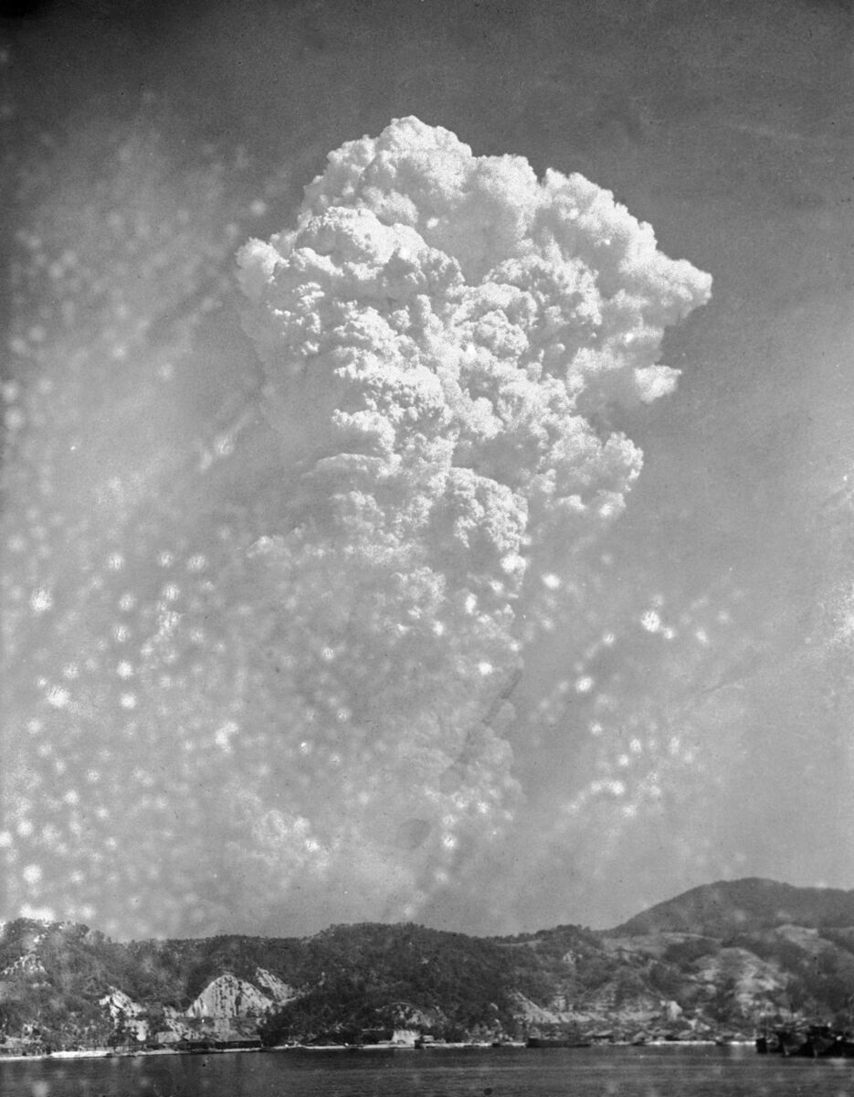 Smoke rises above Hiroshima after the first atomic bomb was dropped on August 6, 1945. File photo: AP Smoke rises above Hiroshima after the first atomic bomb was dropped on August 6, 1945. File photo: AP
