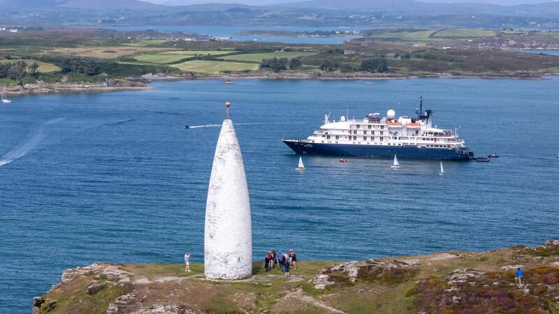 Cork tourism boost as first-ever cruise ship stops at Baltimore harbour Cork tourism boost as first-ever cruise ship stops at Baltimore harbour