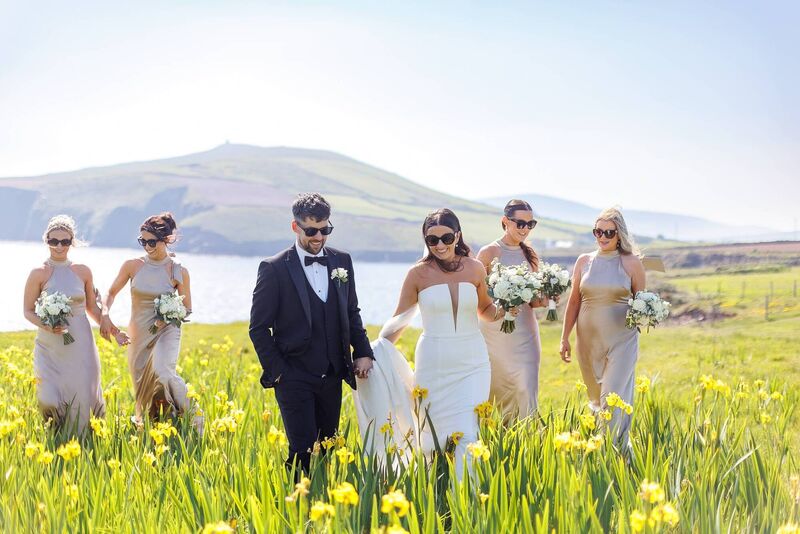 Aoife Sheehy and Mícheál Flannery with the bridal party. Pictures: Padraig Healy Wedding Photography Aoife Sheehy and Mícheál Flannery with the bridal party. Pictures: Padraig Healy Wedding Photography