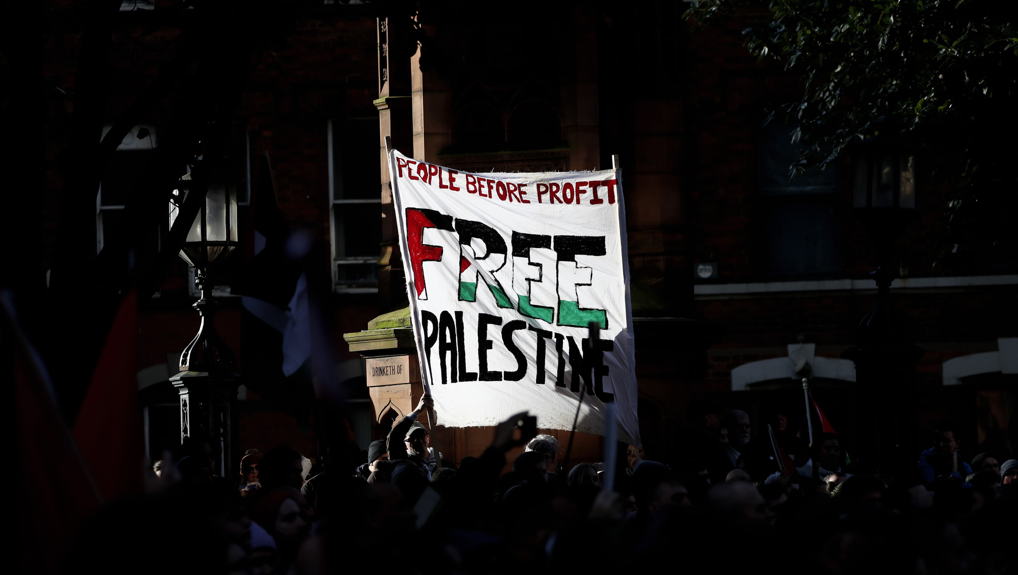 Woman wearing Palestine Action t-shirt arrested in Belfast